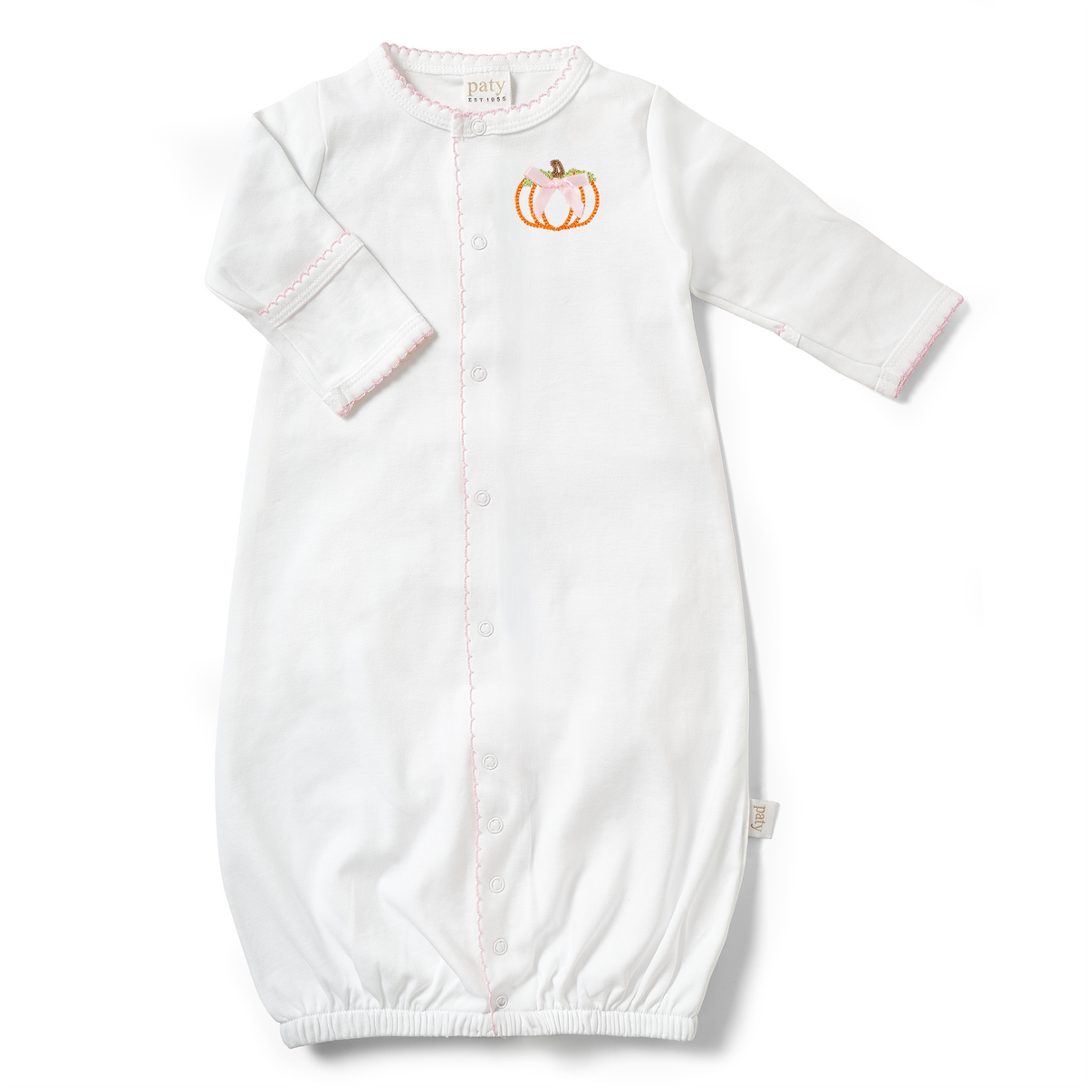 Paty Organic Cotton Interlock Pumpkin Converter Gown