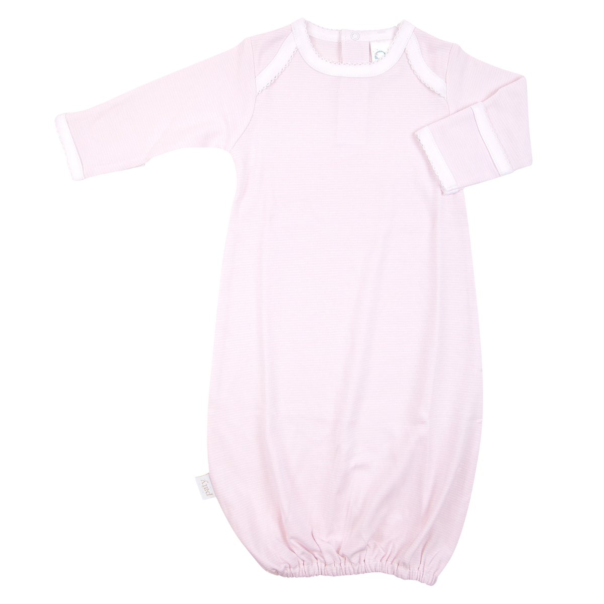 Pima Overlap Shoulder Gown