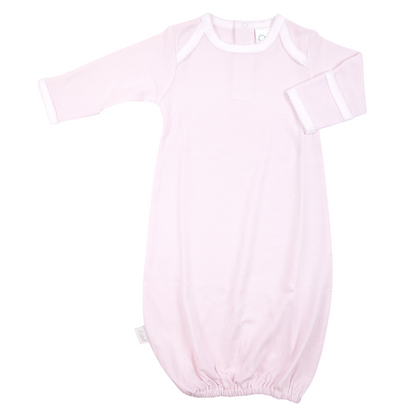 Pima Overlap Shoulder Gown
