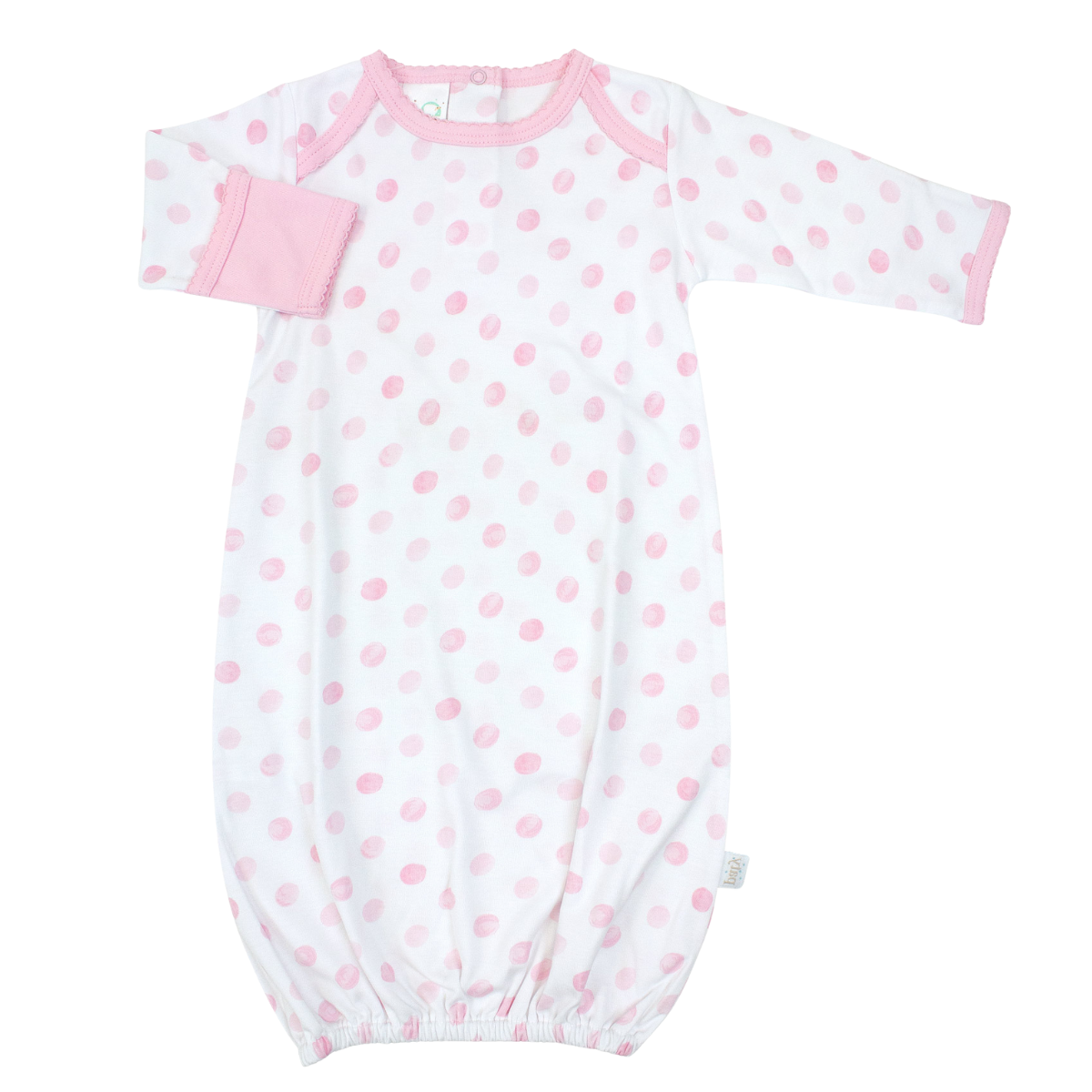 Pima Overlap Shoulder Gown