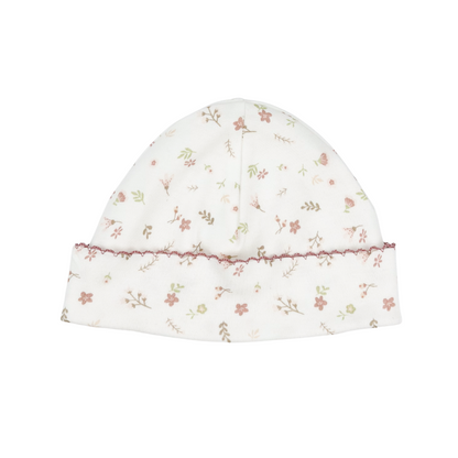 Saylor Beanie White with Color Trim or Prints (Fall Holiday Collection 2025)
