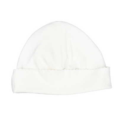Saylor Beanie White with Color Trim or Prints (Fall Holiday Collection 2025)