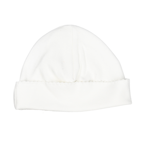 Saylor Beanie White with Color Trim or Prints (Fall Holiday Collection 2025)