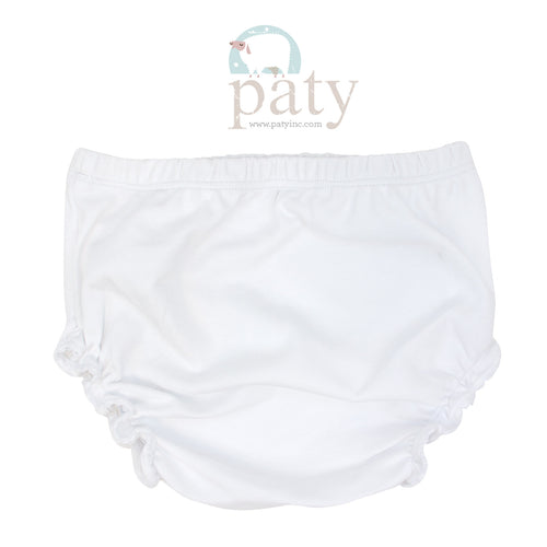 White Pima Diaper Cover