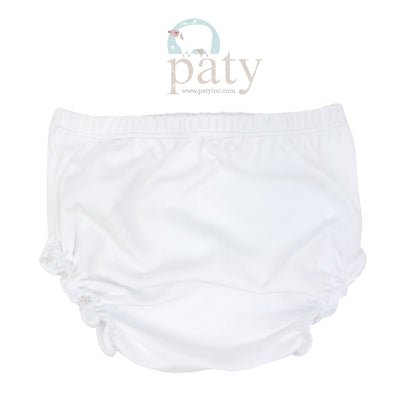 White Pima Diaper Cover