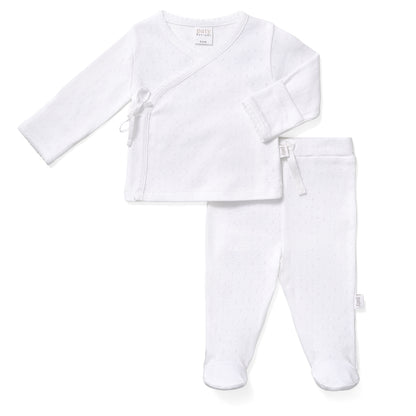 Paty Organic Cotton Pointelle Newborn Set