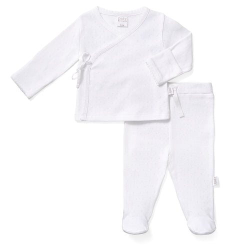Paty Organic Cotton Pointelle Newborn Set