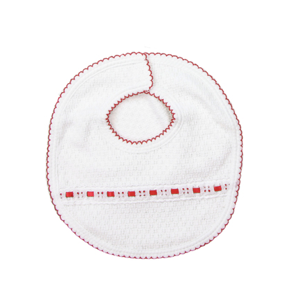 Paty Knit Velcro Bib (Eyelet Trim Optional)