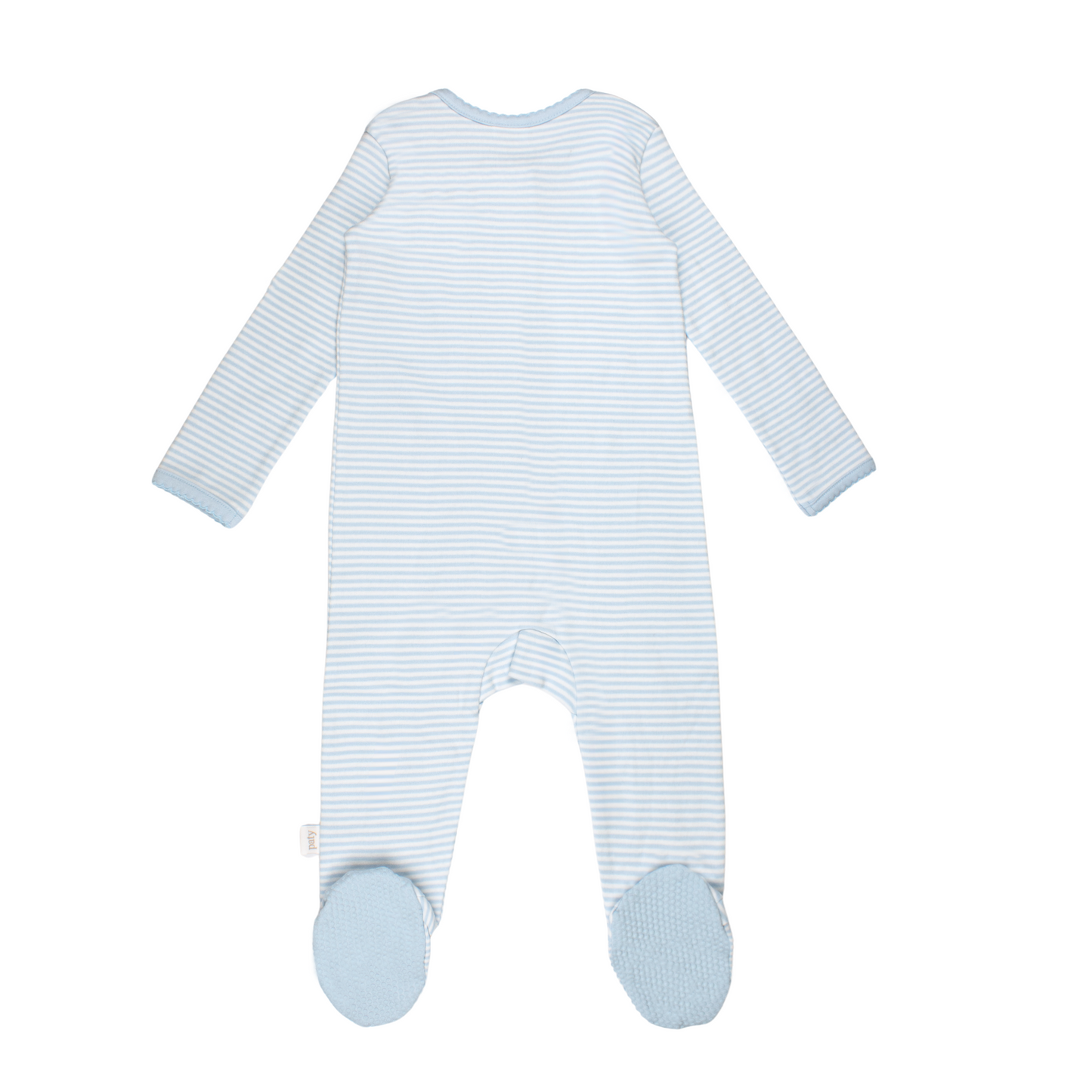 Striped Zipper Footie (Fall Holiday Collection 2025)