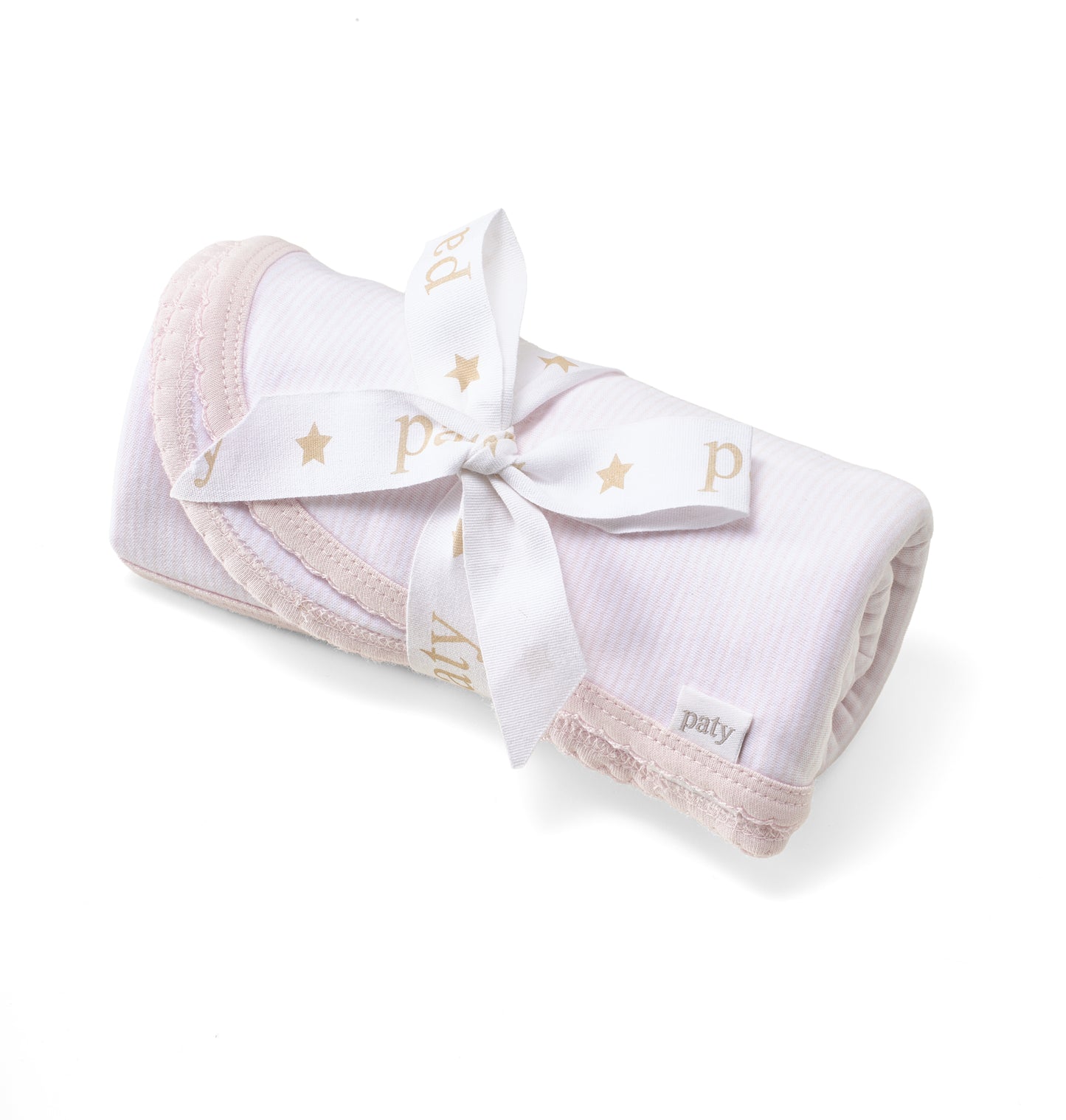 Organic Cotton Interlock Swaddle Blanket with Stripes