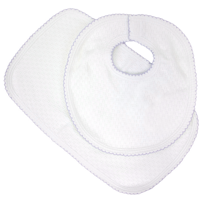 Paty Knit Bib & Burp Cloth Set