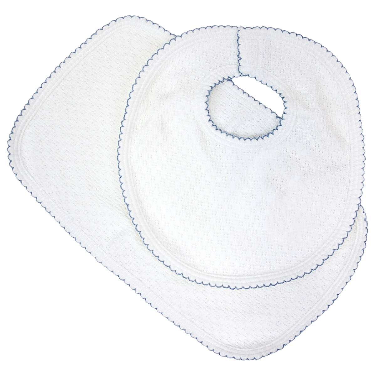 Paty Knit Bib & Burp Set