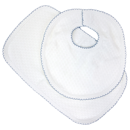Paty Knit Bib & Burp Cloth Set