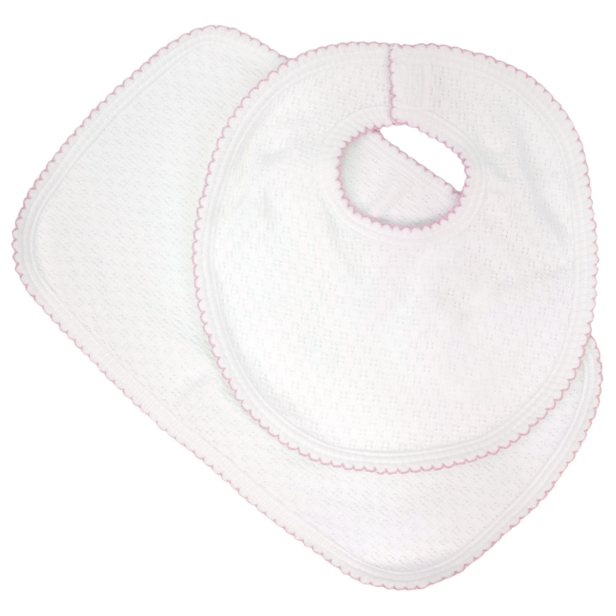 Paty Knit Bib & Burp Set