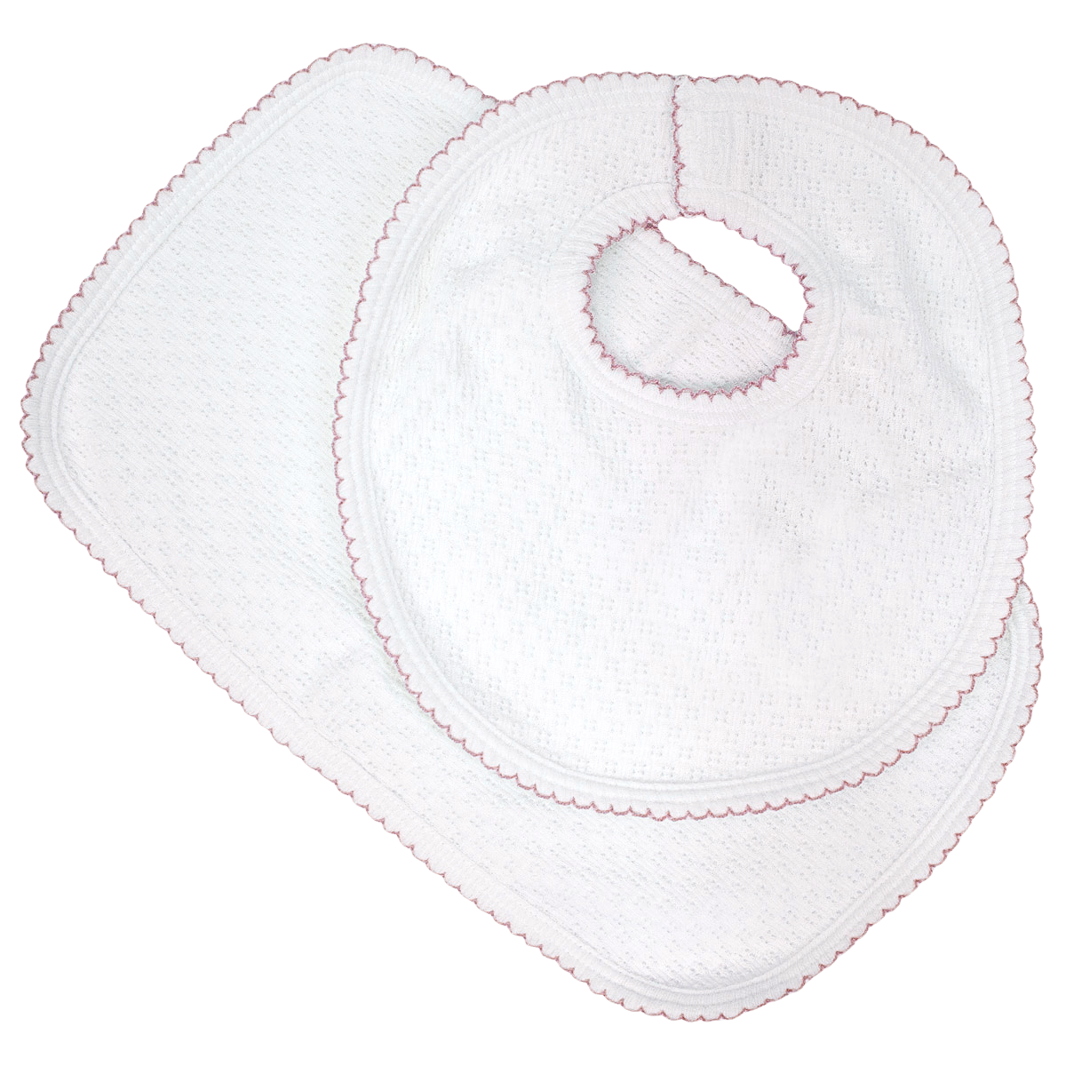 Paty Knit Bib & Burp Set