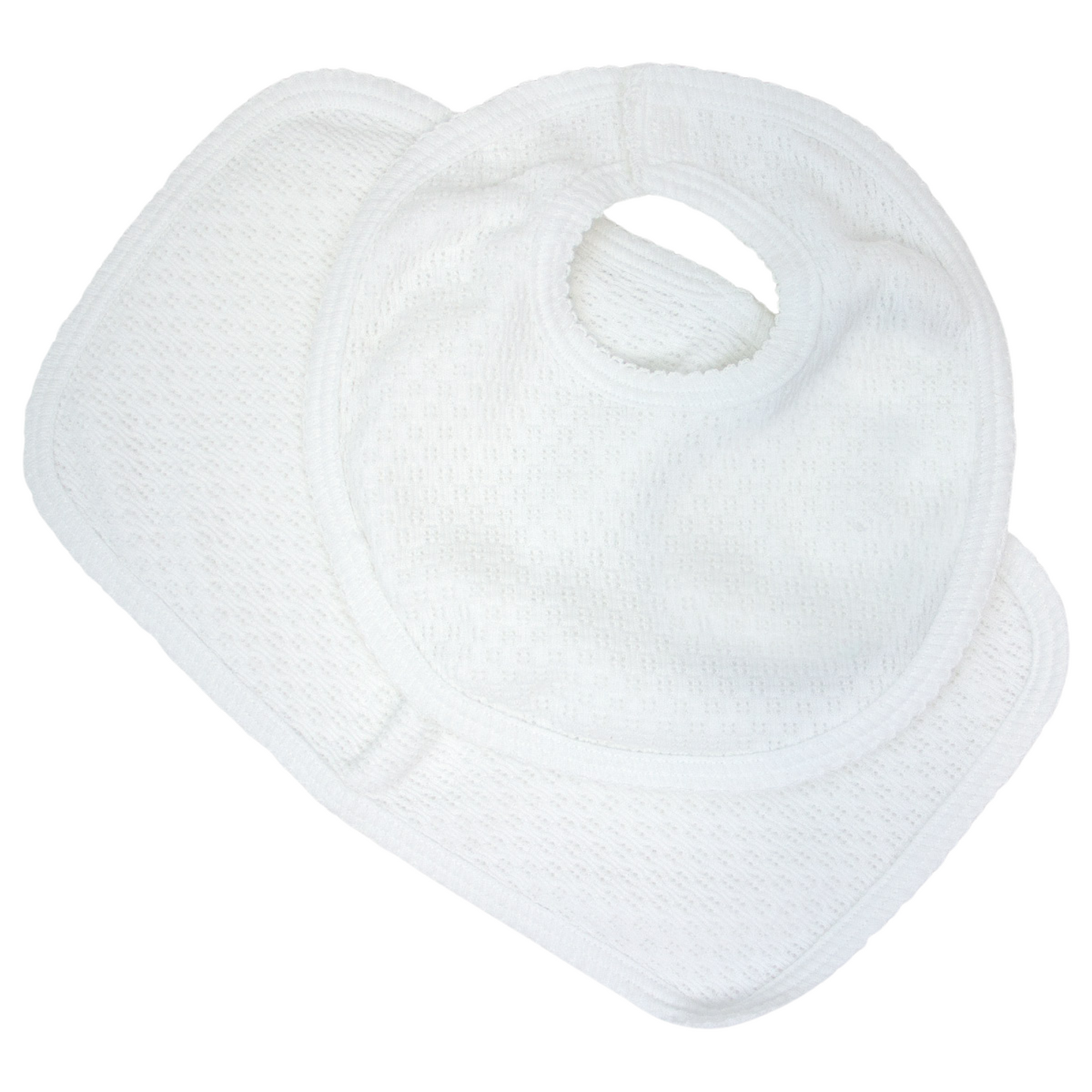 Paty Knit Bib & Burp Set