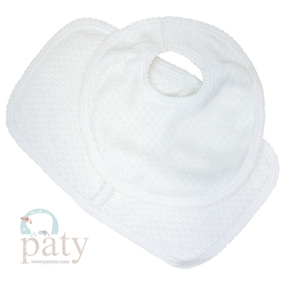 Paty Knit Bib & Burp Set