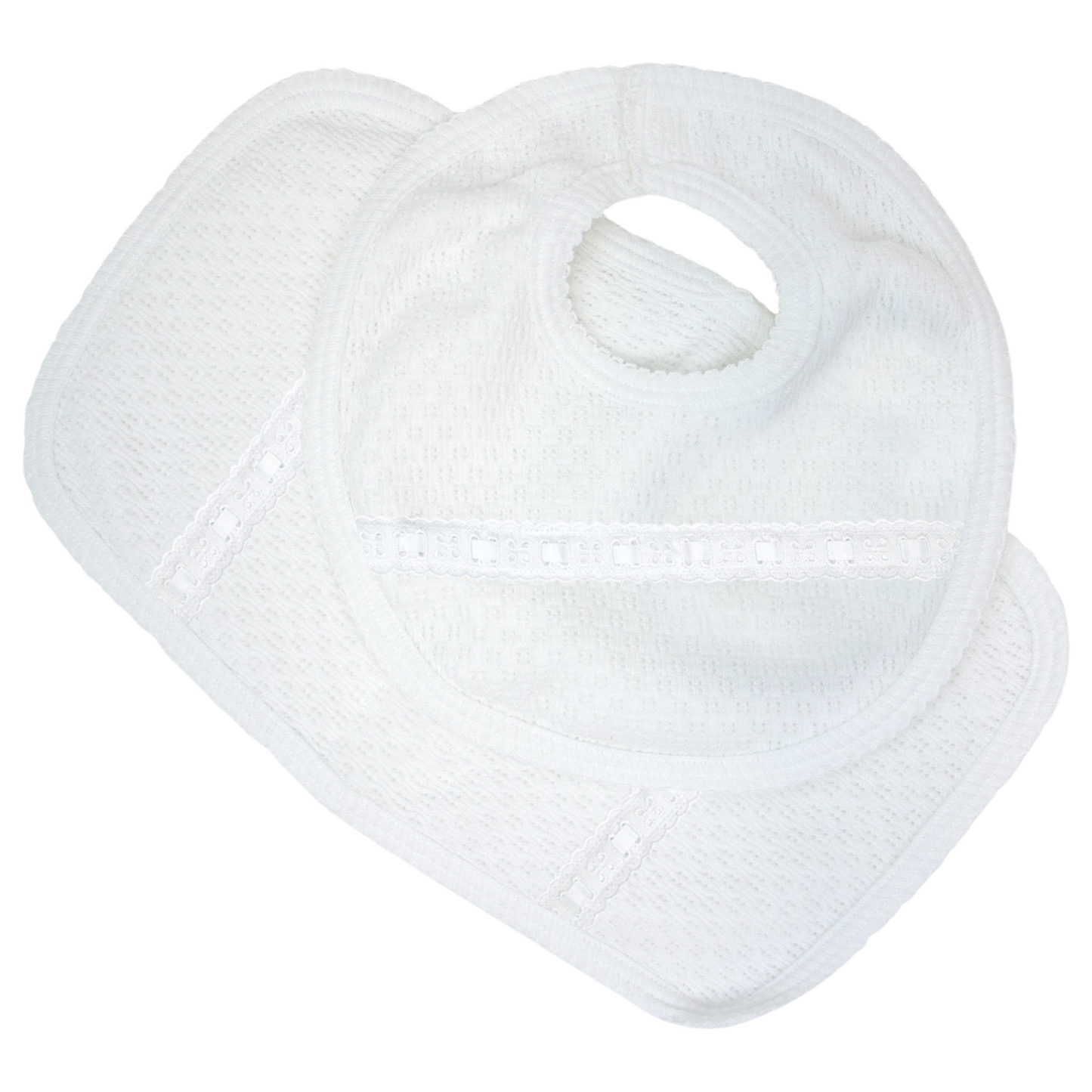 Paty Knit Bib & Burp Set