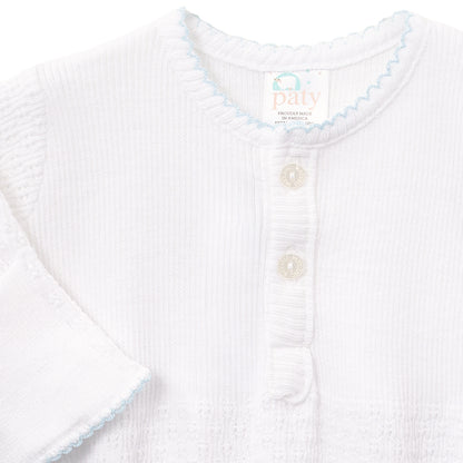 Paty Knit Placket Gown