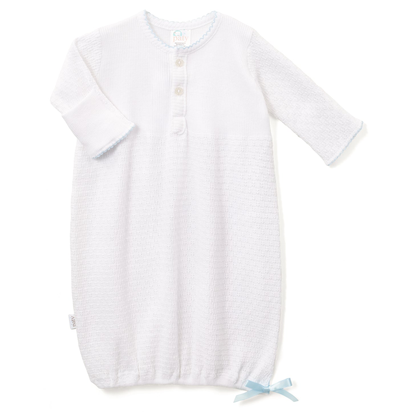 Paty Knit Placket Gown