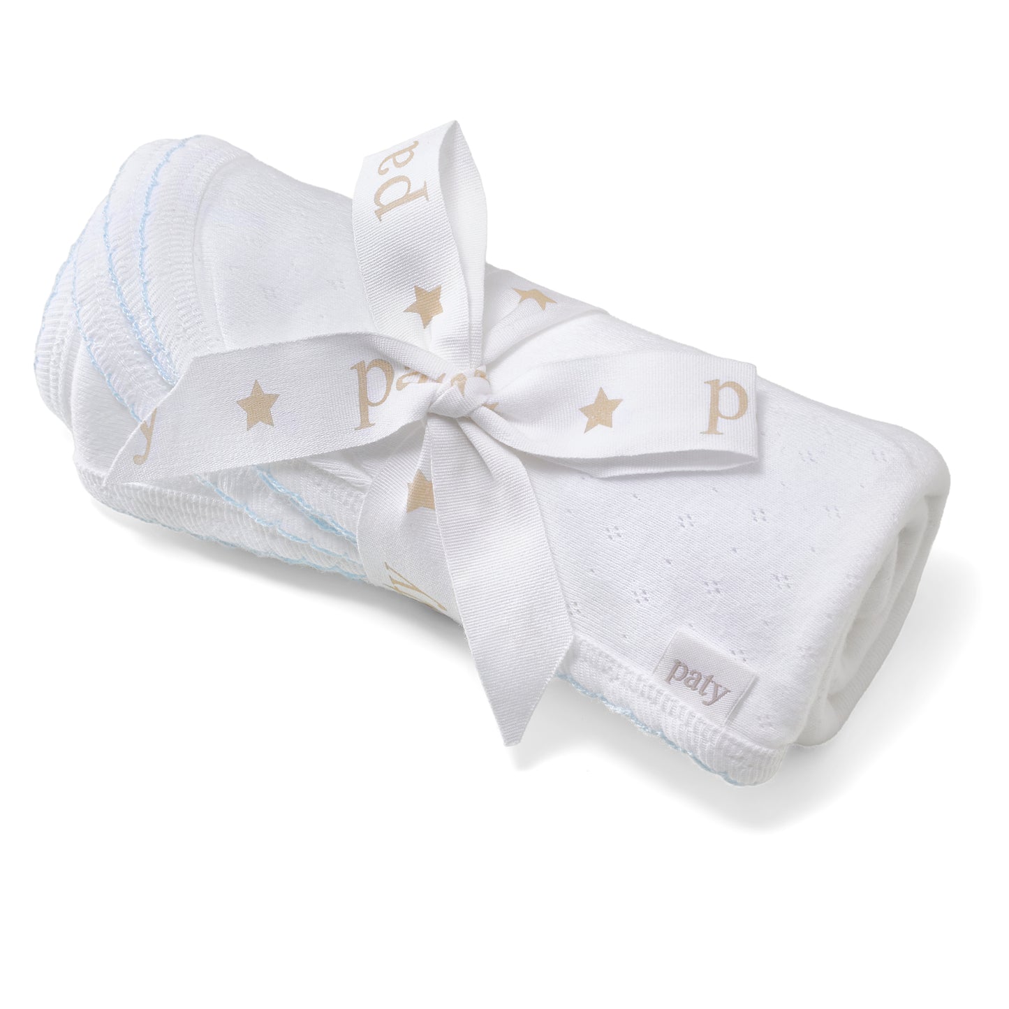 Organic Cotton Pointelle Swaddle Blanket