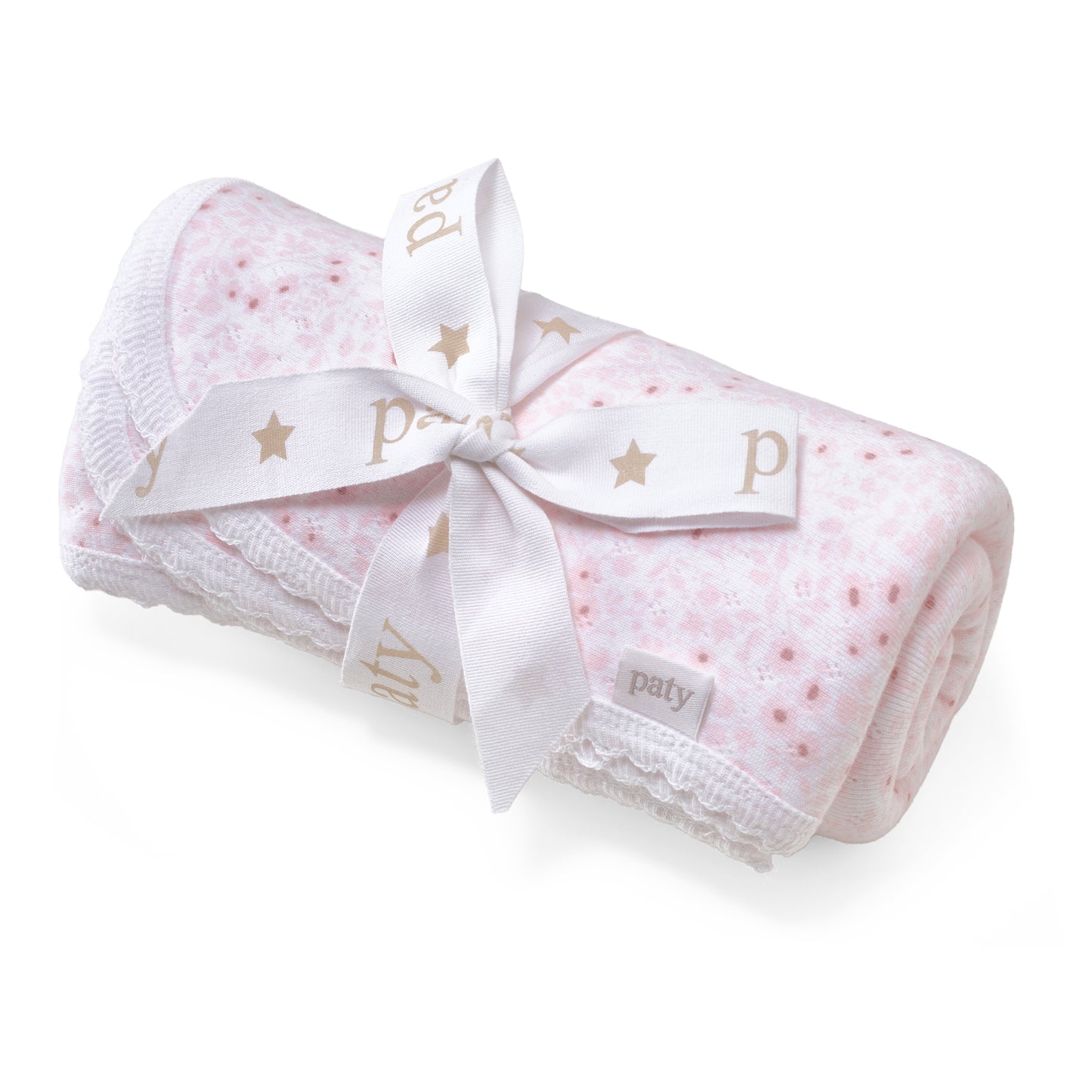 Organic Cotton Pointelle Swaddle Blanket