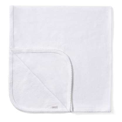 Organic Cotton Pointelle Swaddle Blanket