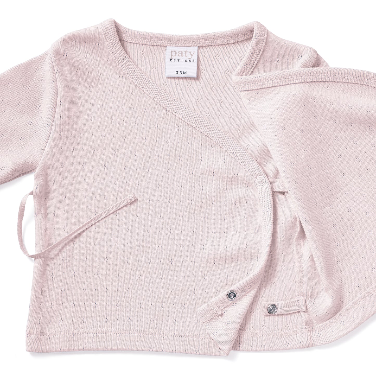 Paty Organic Cotton Pointelle Newborn Set in Solid Colors