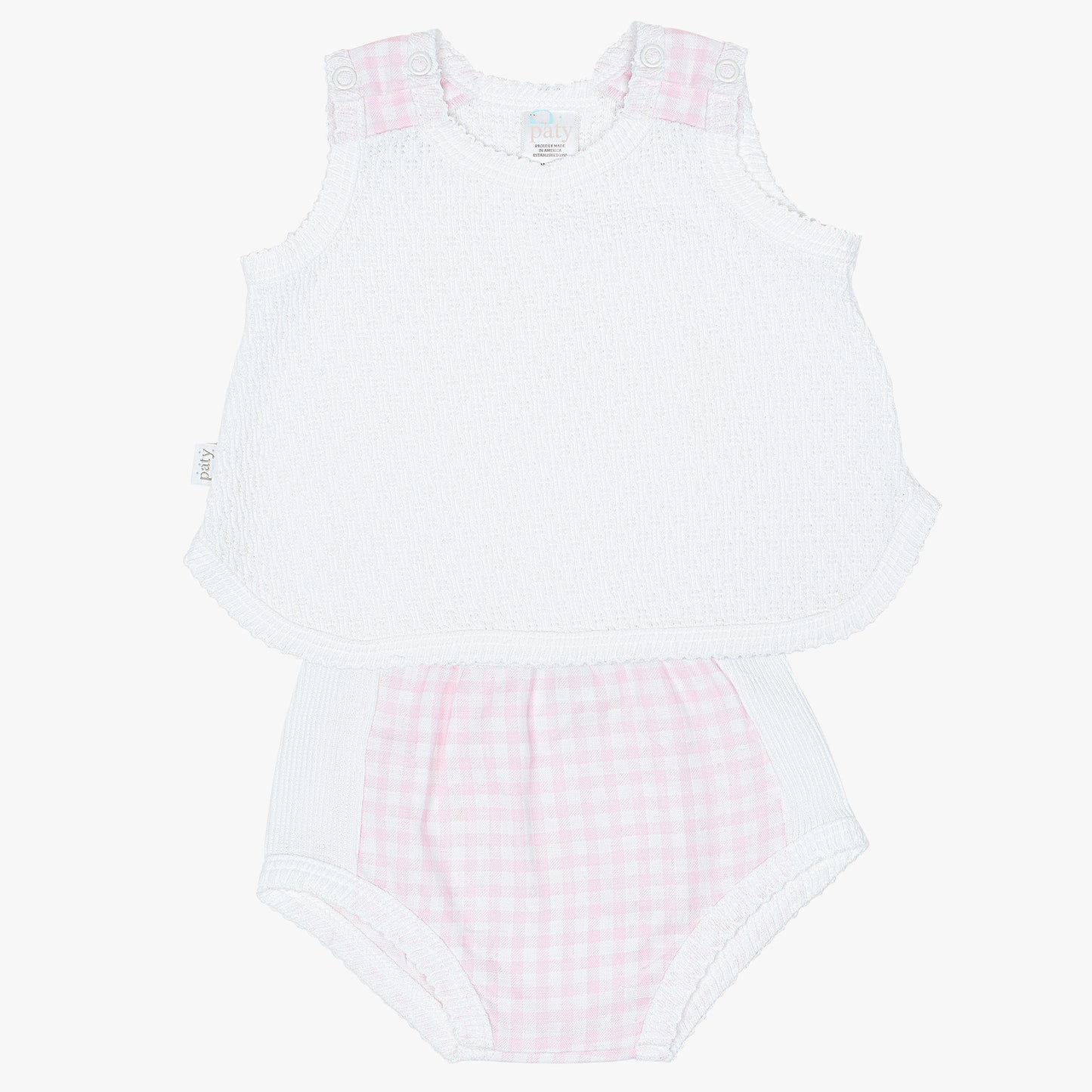 Paty Knit Diaper Set #15S016GHM