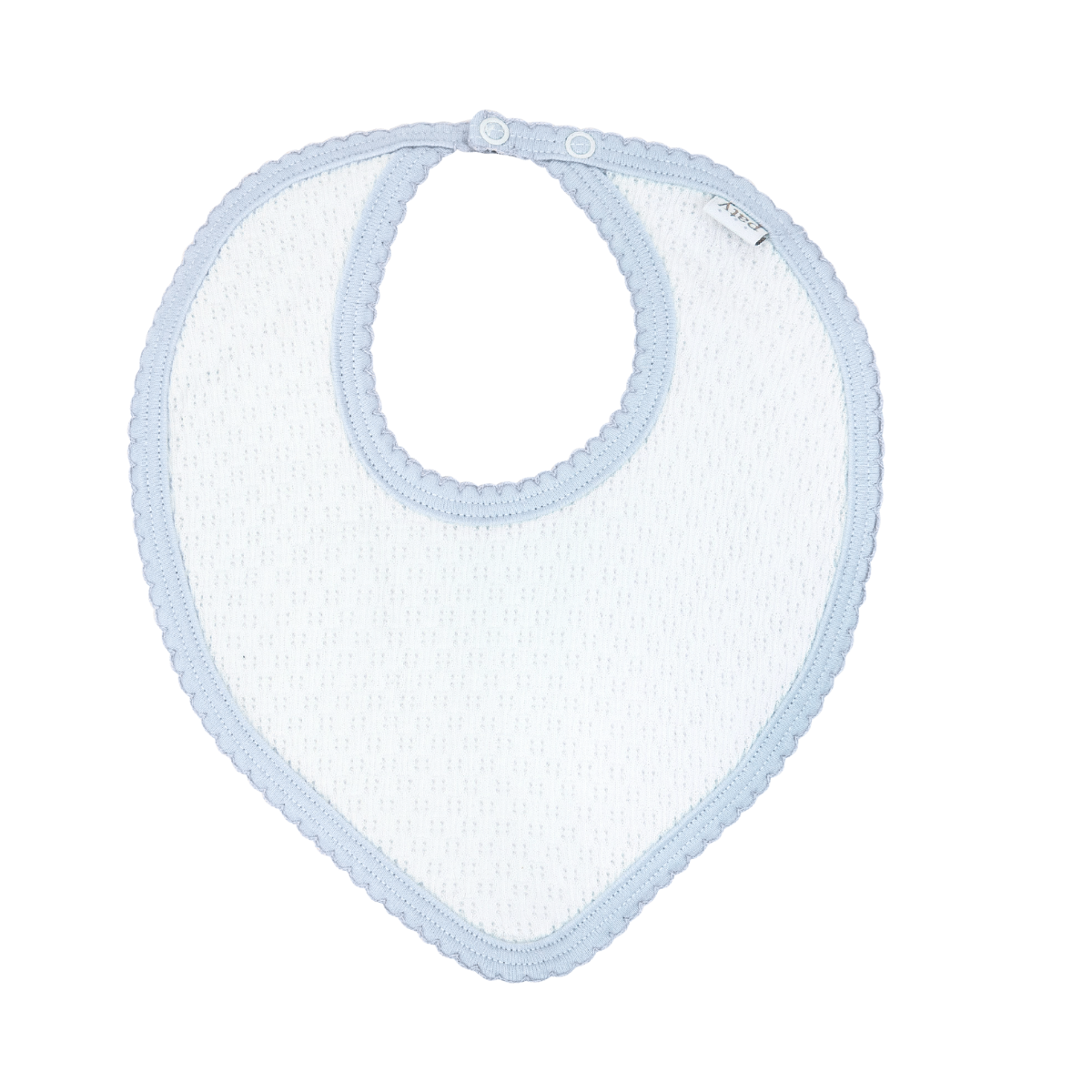 Bandana Bib, Soft Pima Trim, Adjustable Snaps