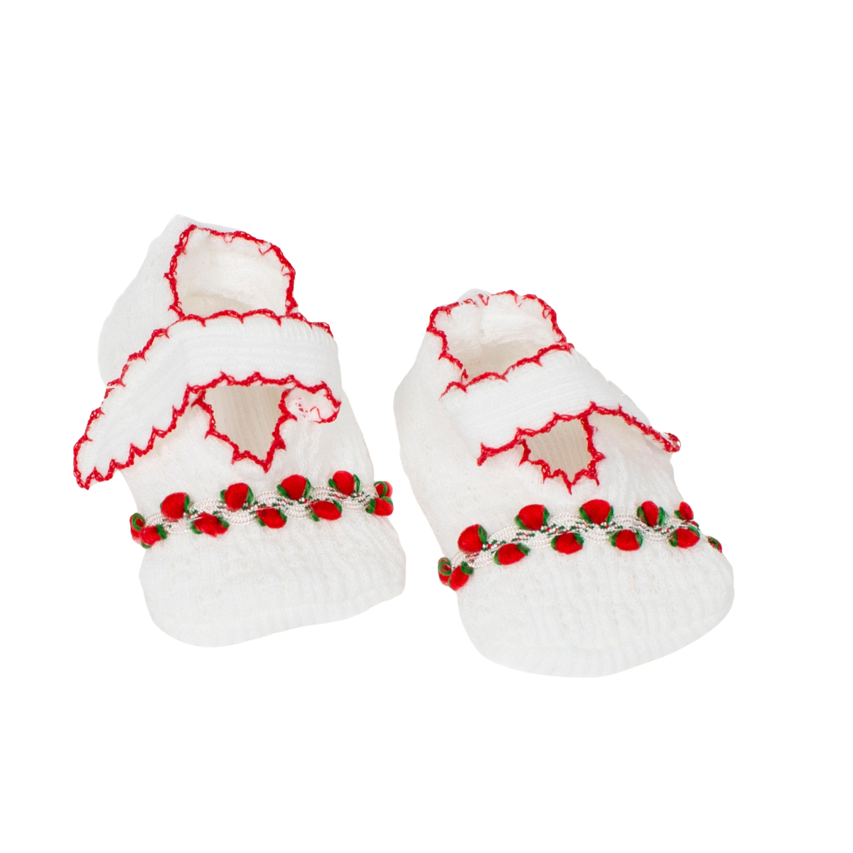 Paty Knit Crib Shoes (Ruth)