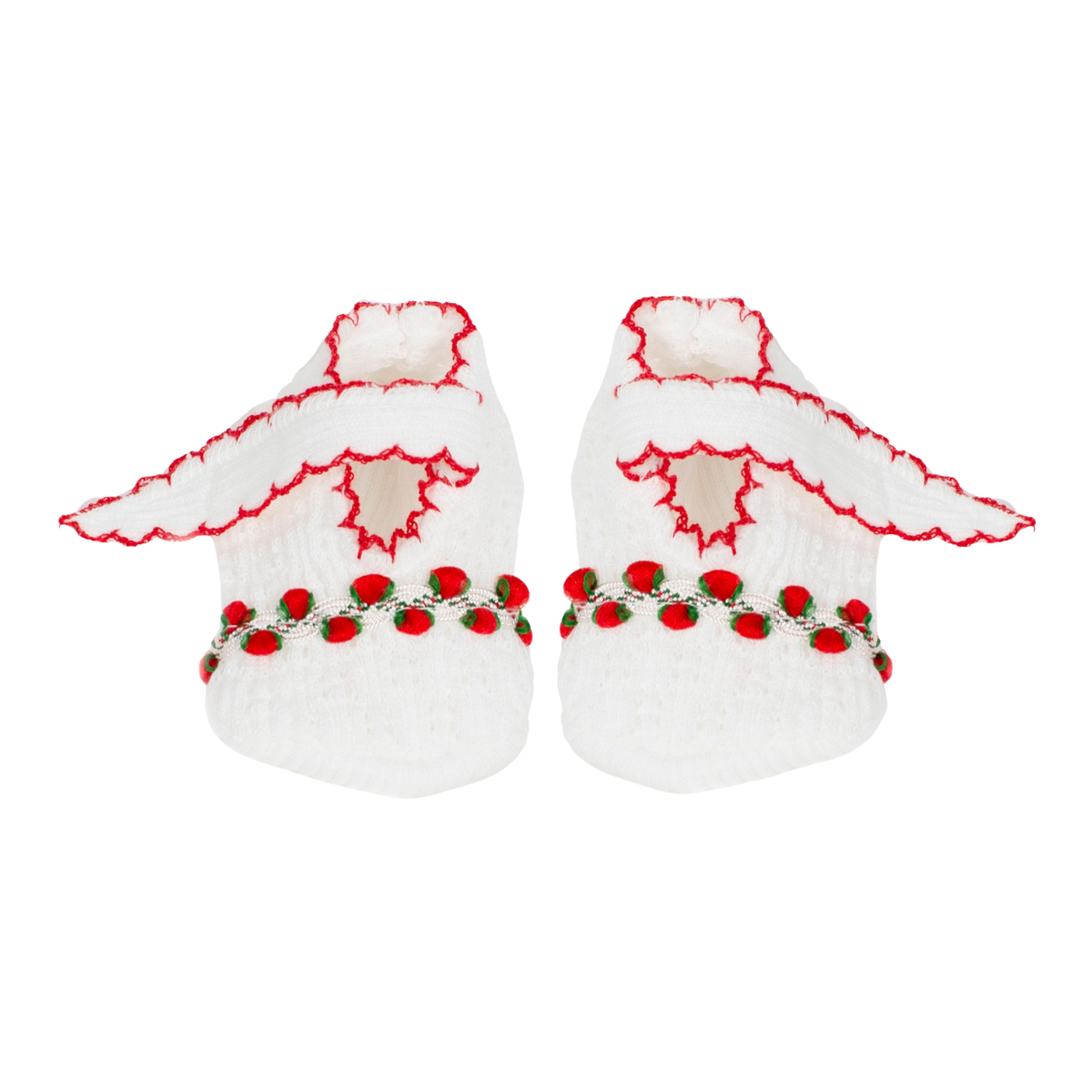 Paty Knit Crib Shoes (Ruth)