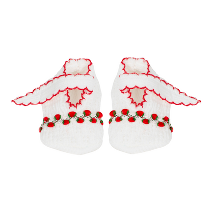 Paty Knit Crib Shoes (Ruth)