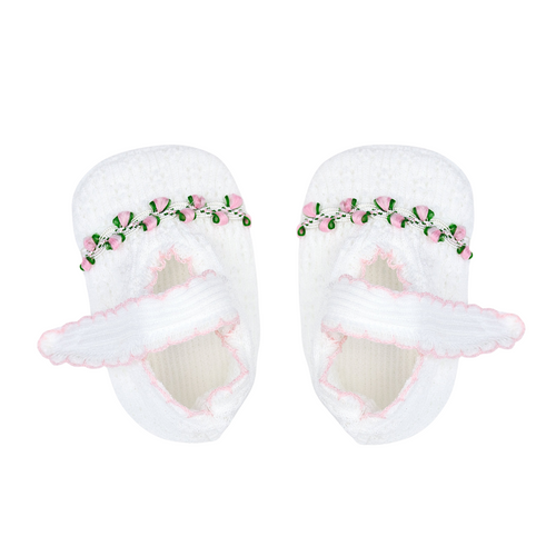 Paty Knit Crib Shoes (Ruth) 157RUTH