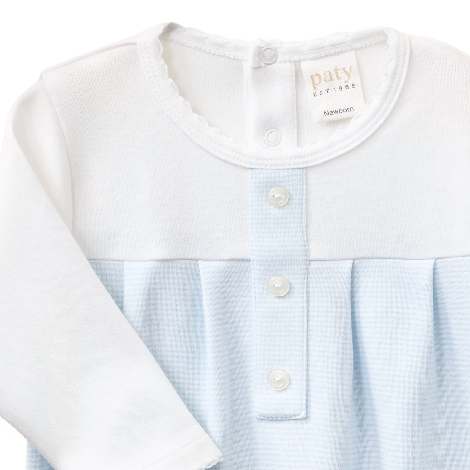 Sweet Stripes Pima Gown Boy