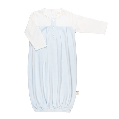 Sweet Stripes Pima Gown Boy