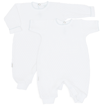 Paty Knit Romper Short Sleeve/Long Sleeve