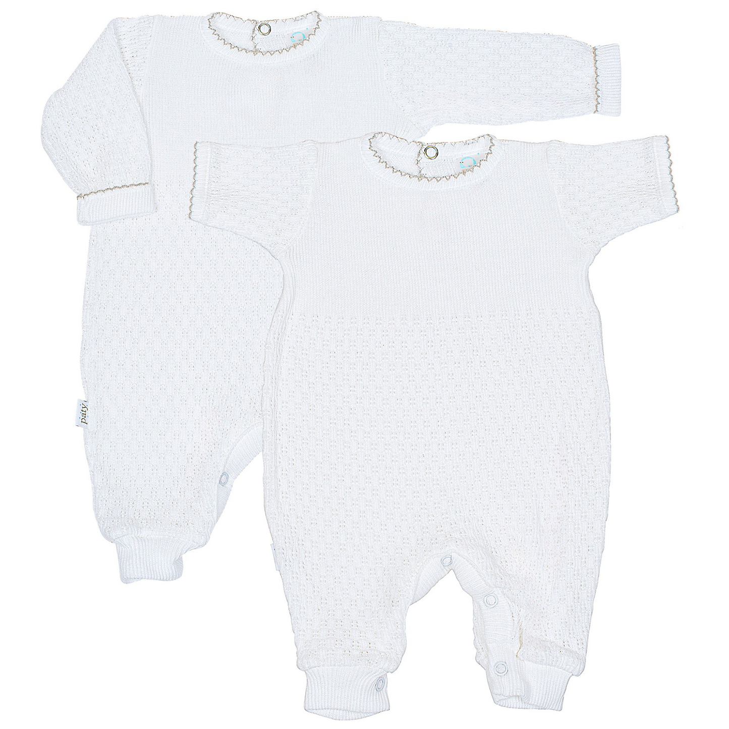 Paty Knit Romper Short Sleeve/Long Sleeve