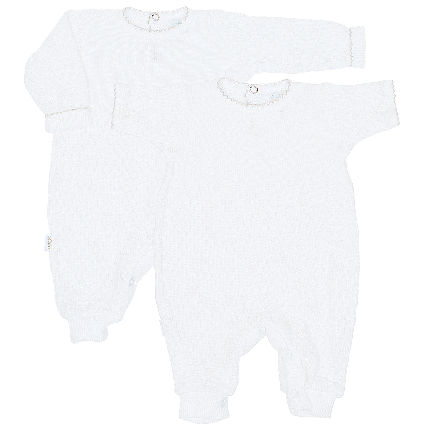 Paty Knit Romper Short Sleeve/Long Sleeve