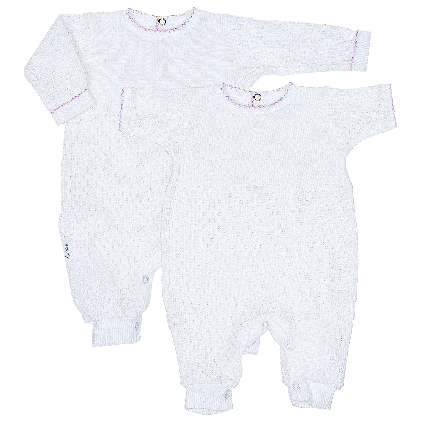 Paty Knit Romper Short Sleeve/Long Sleeve