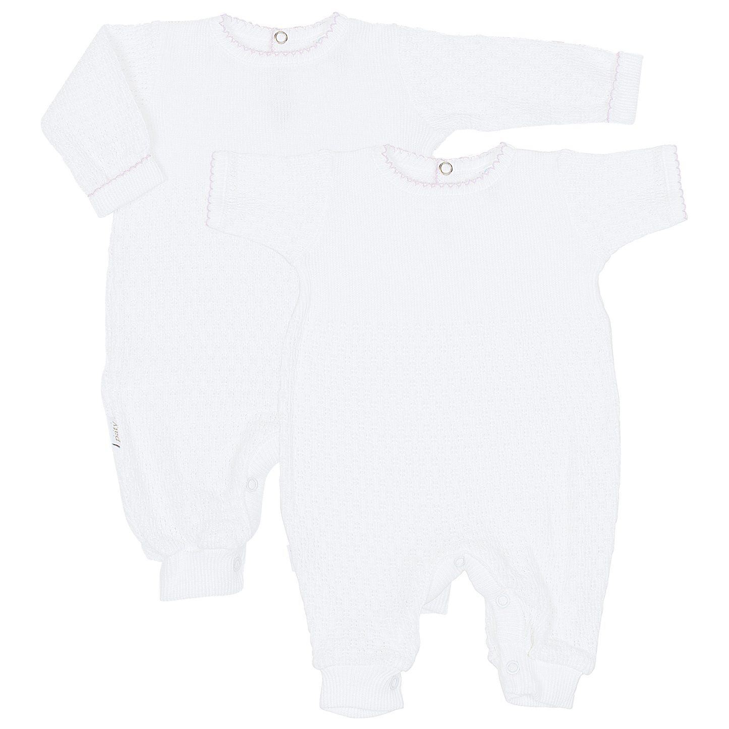 Paty Knit Romper Short Sleeve/Long Sleeve