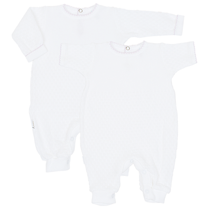 Paty Knit Romper Short Sleeve/Long Sleeve