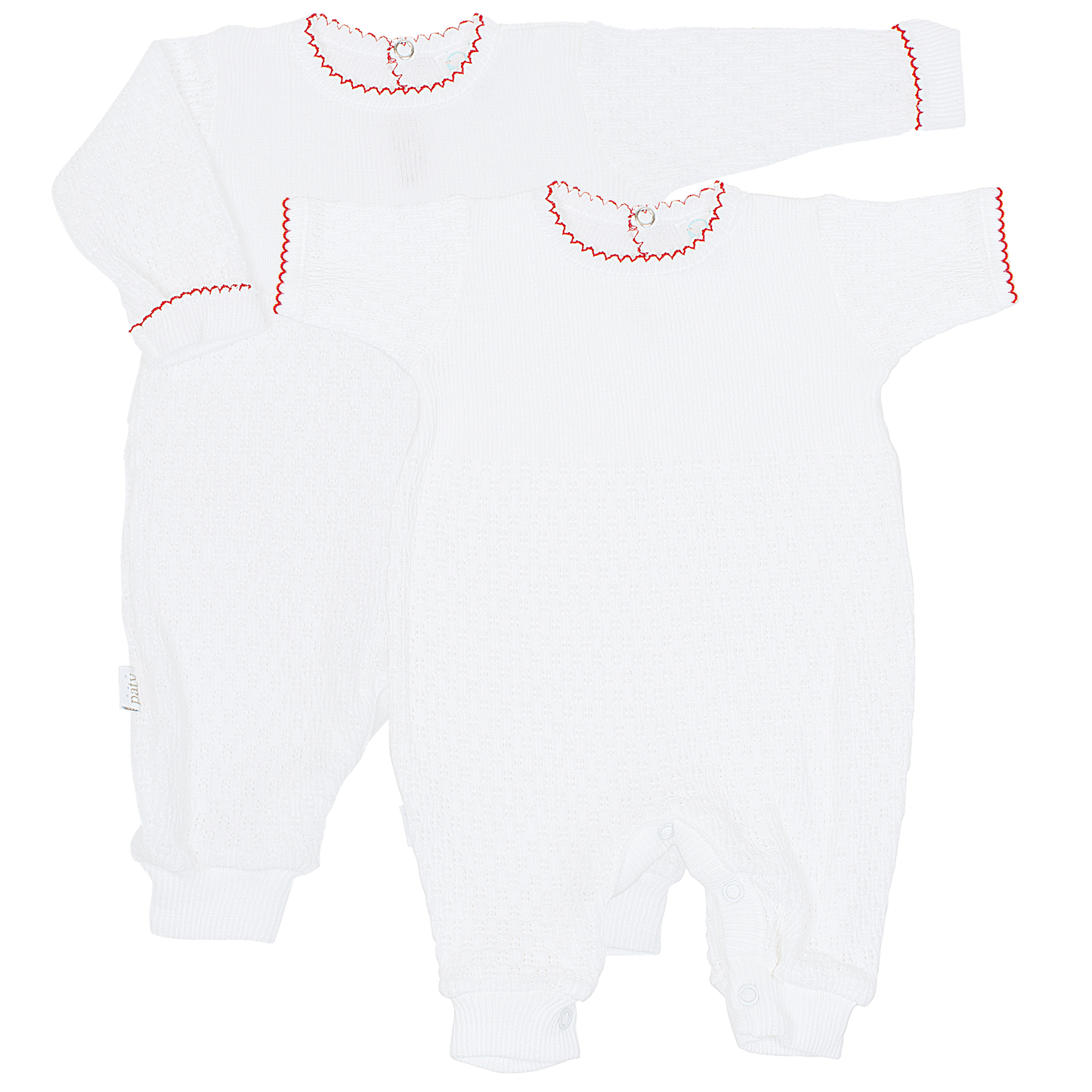 Paty Knit Romper Short Sleeve/Long Sleeve