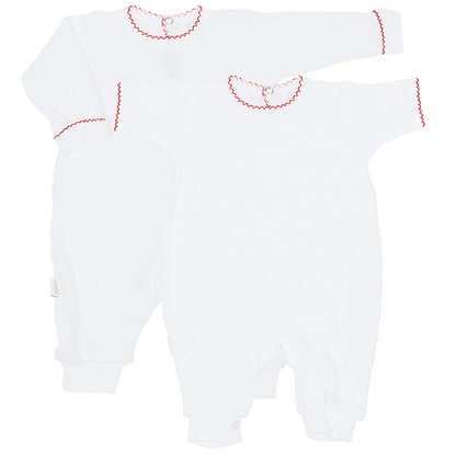 Paty Knit Romper Short Sleeve/Long Sleeve