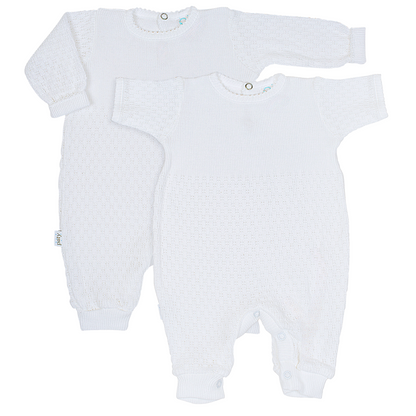 Paty Knit Romper Short Sleeve/Long Sleeve