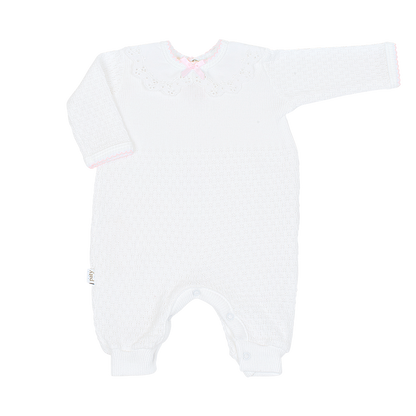 Paty Knit Romper with Collar #166LSC