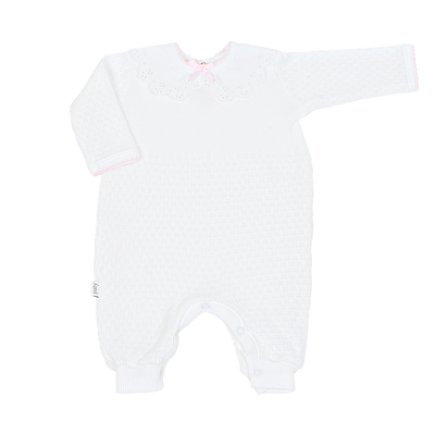 Paty Knit Romper with Collar #166LSC