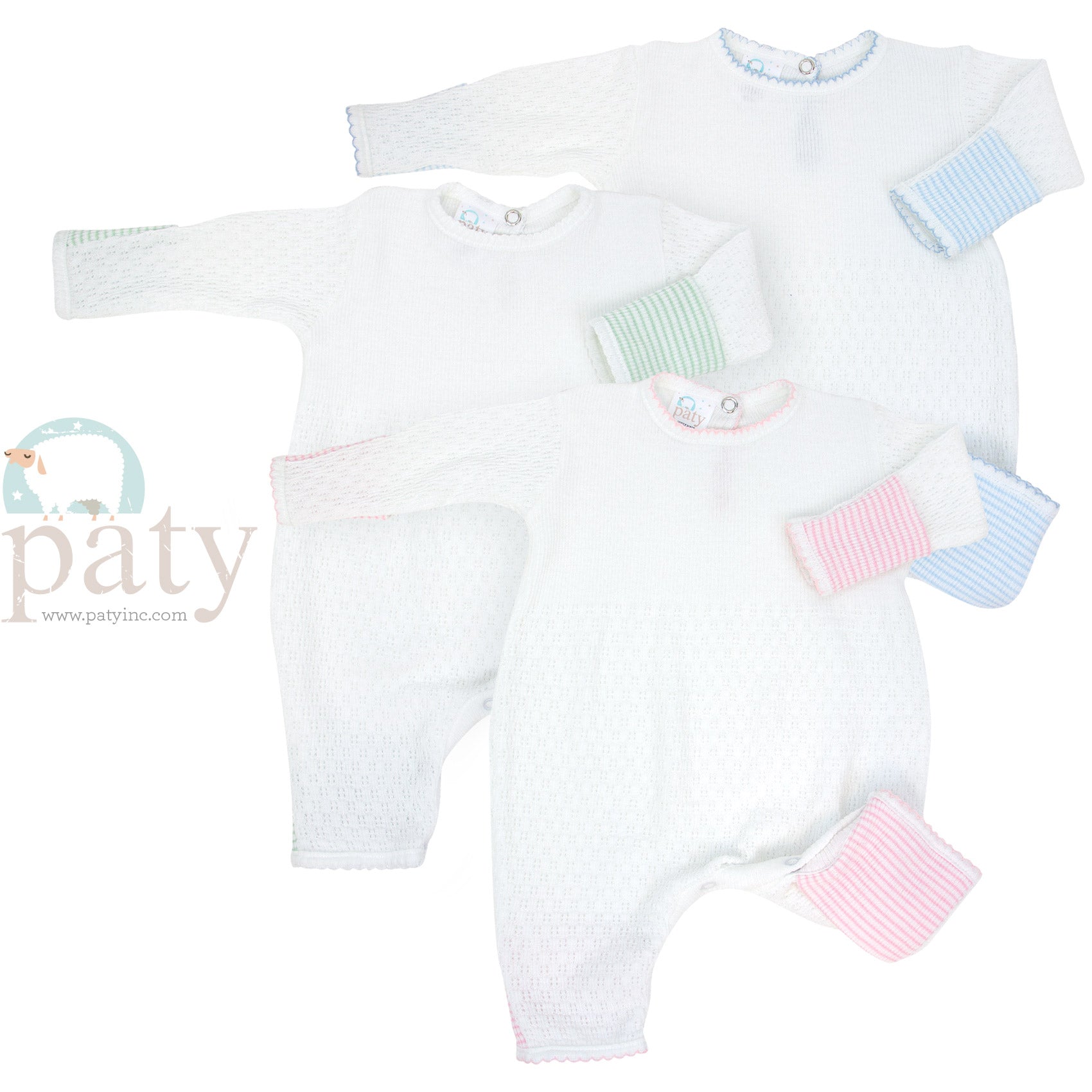 Paty LS Rompers with Cuffs