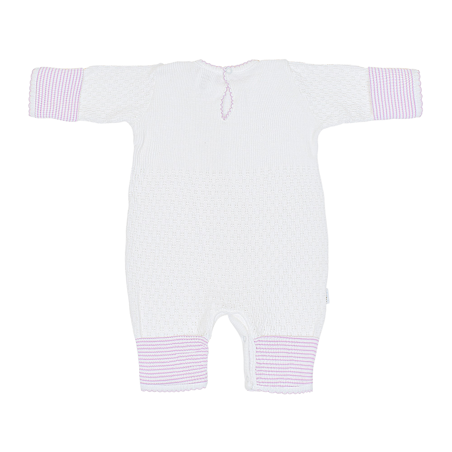 Paty Knit Cuff Romper #166LSCF