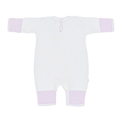 Paty Knit Cuff Romper #166LSCF